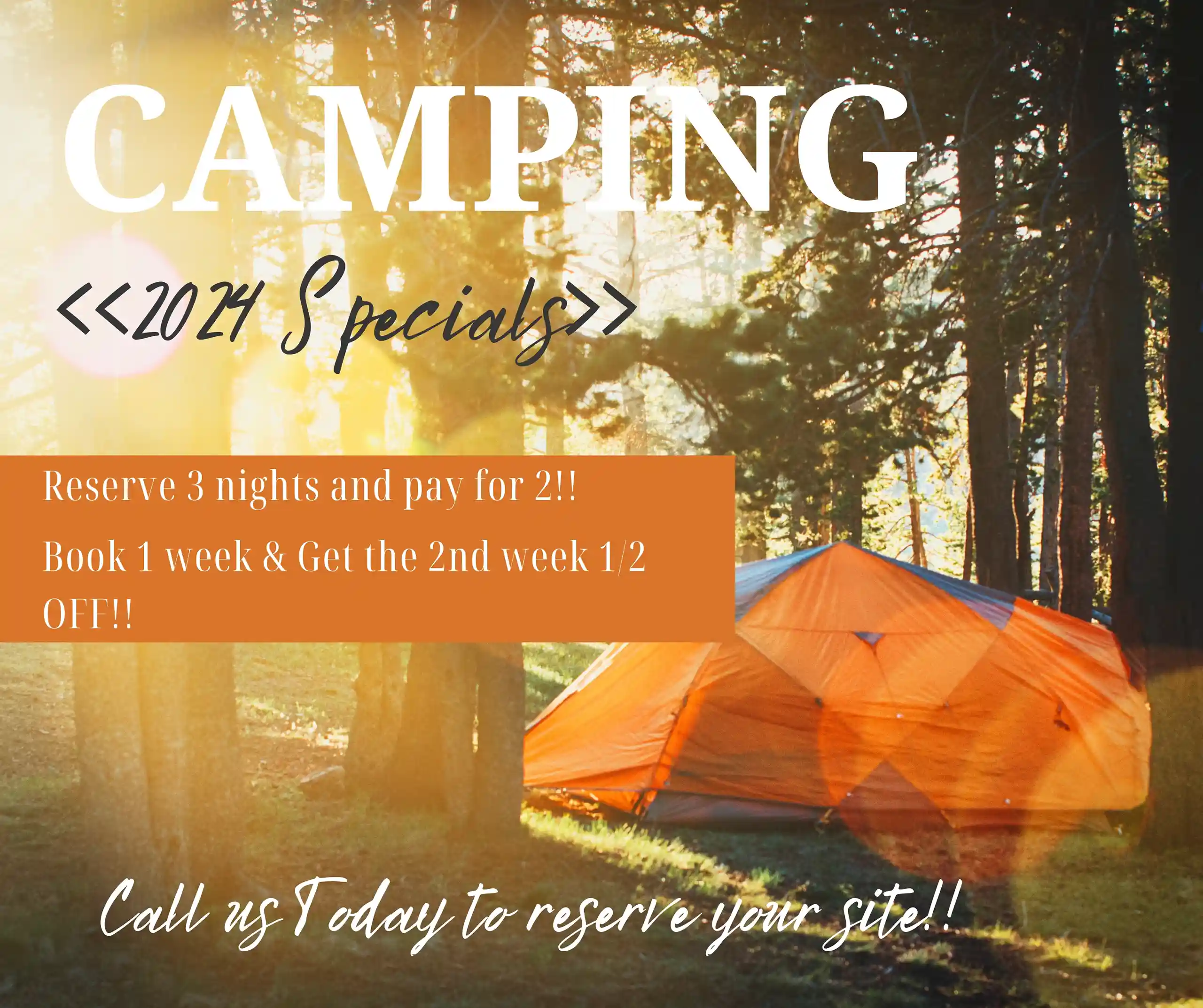 santa fe summer camping specials