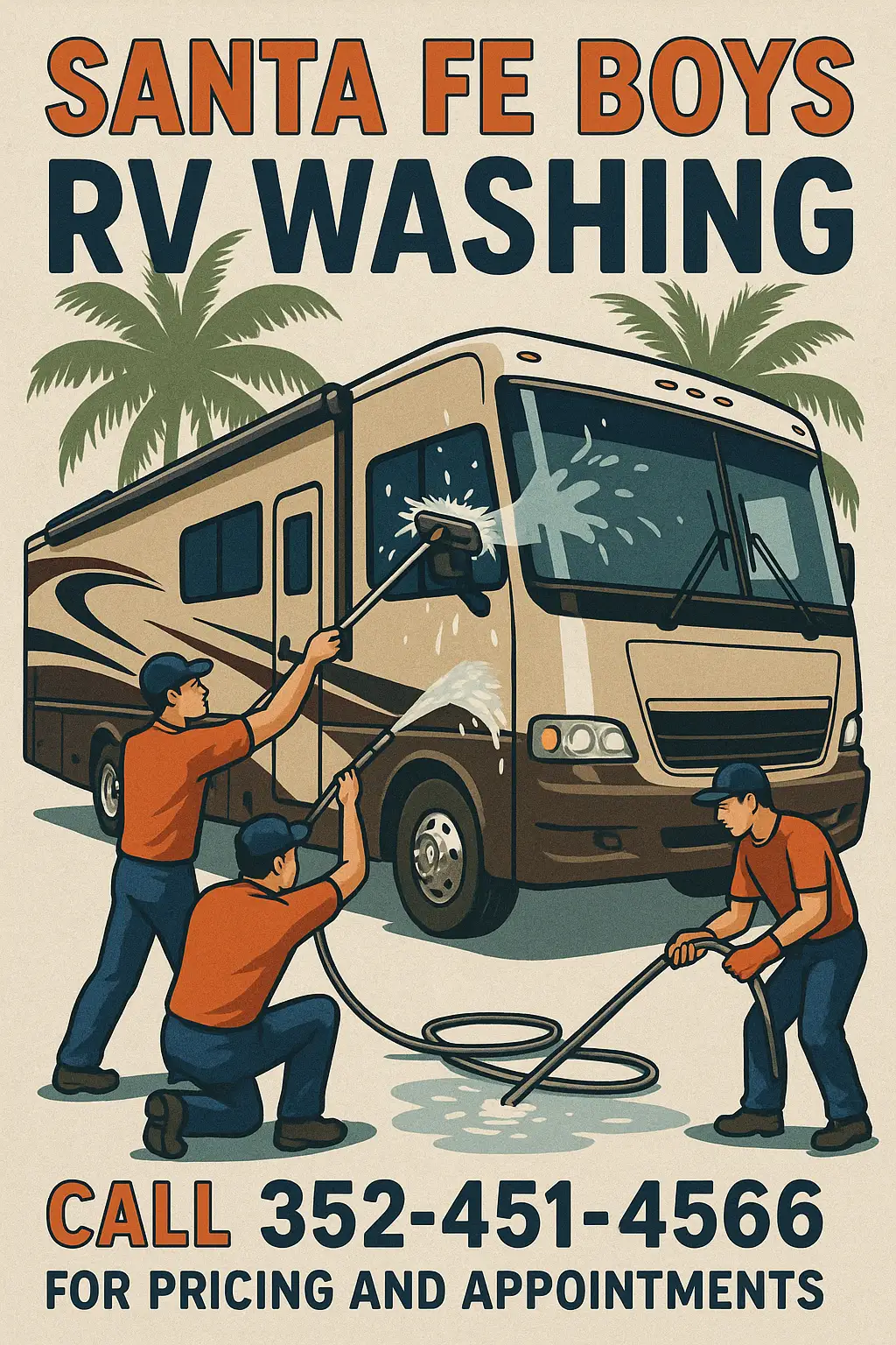 santa-fe-car-wash poster of the santa fe car wash