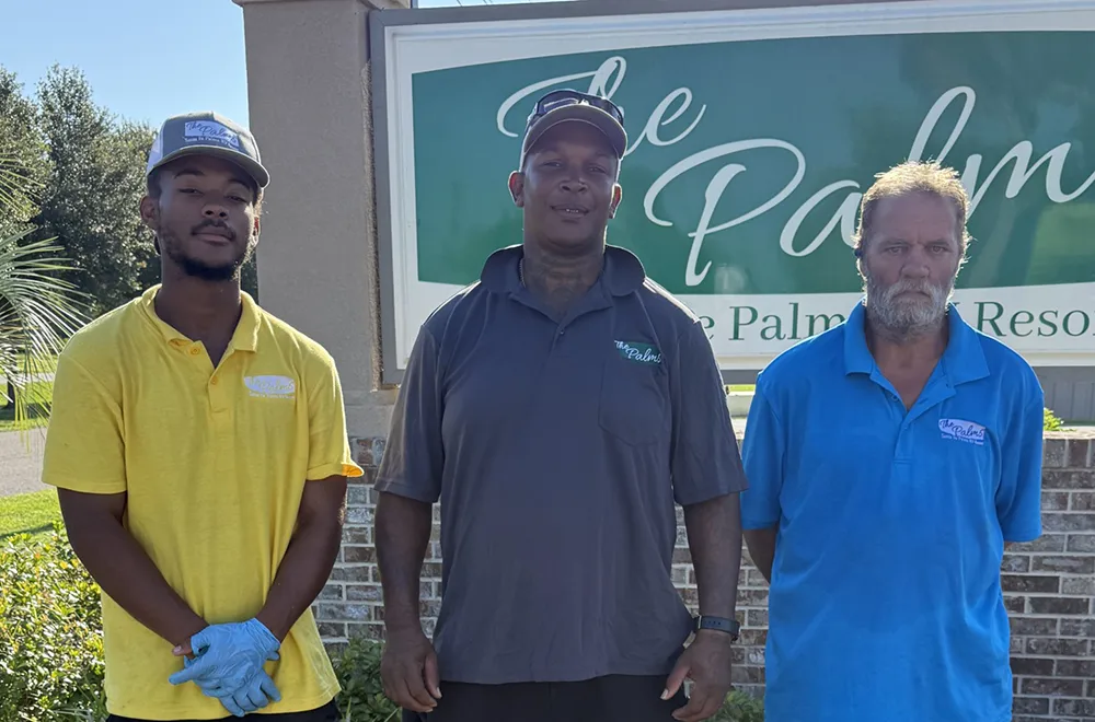 maintenance team Prince, Willie & John